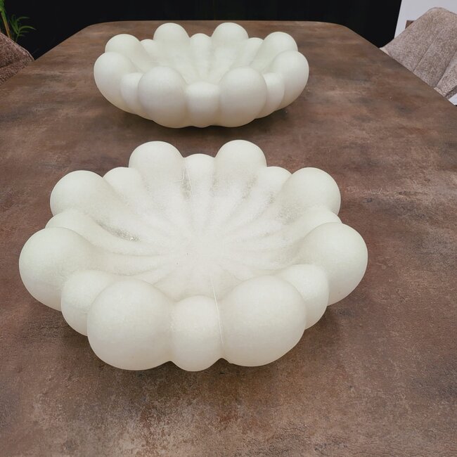 Light en Living Schaal Ø42x15 cm LIRON beige