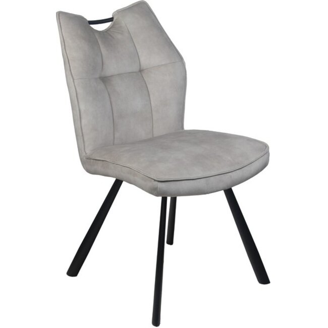 Wildeboer & v/d Weide Eettafelstoel Mabel zonder arm - stof C-Adore 110