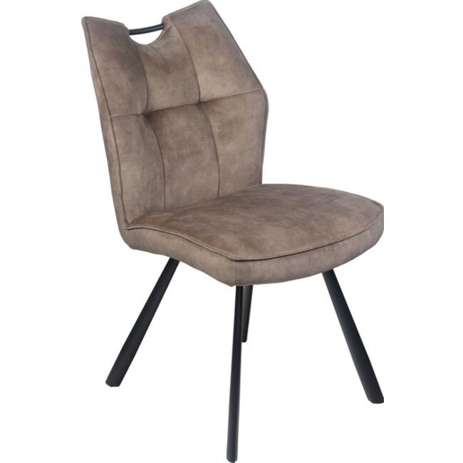 Wildeboer & v/d Weide Eettafelstoel Mabel zonder arm -  stof C-Adore 211