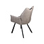 Wildeboer & v/d Weide Eettafelstoel Mabel met arm - stof A-Enter 84
