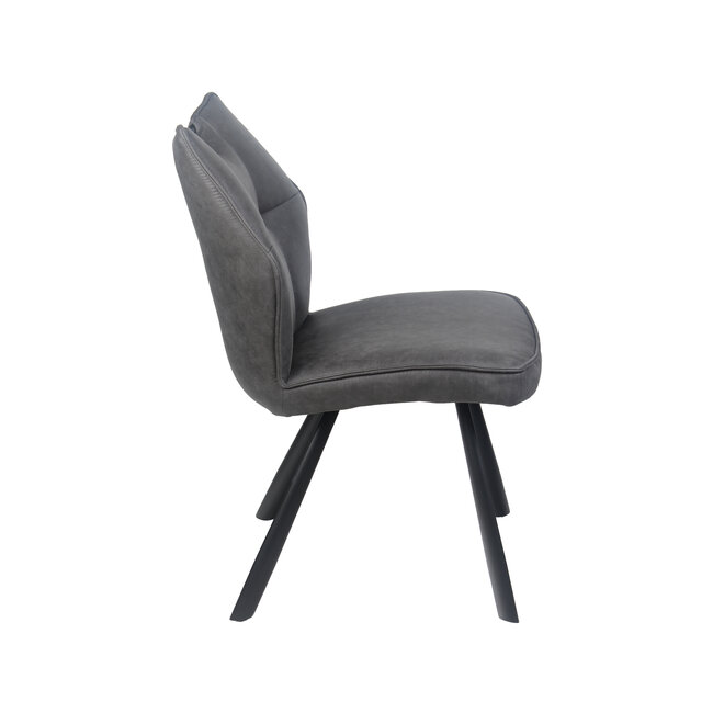 Wildeboer & v/d Weide Eettafelstoel Mabel zonder arm -  stof C-Magnum 66