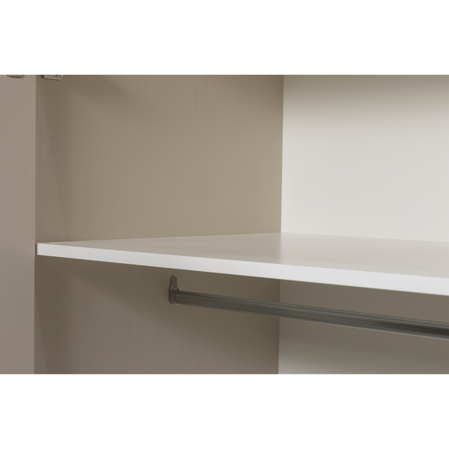 Woood Connect 2-deurs kledingkast + lade dust [fsc]