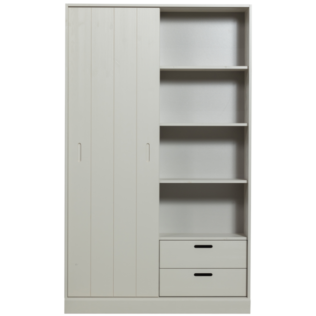 Woood Mila schuifdeurkast grenen dust [fsc]