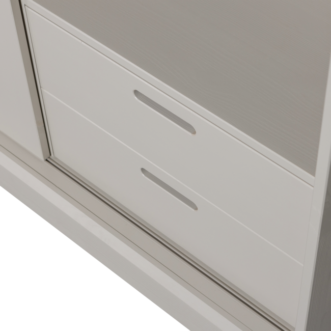 Woood Mila schuifdeurkast grenen dust [fsc]