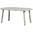 Woood Janne uitschuifbare eettafel rond eiken dakargrau [fsc]