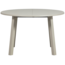 Woood Janne uitschuifbare eettafel rond eiken dakargrau [fsc]