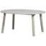 Woood Janne uitschuifbare eettafel rond eiken dakargrau [fsc]
