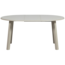 Woood Janne uitschuifbare eettafel rond eiken dakargrau [fsc]