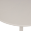 Woood Janne uitschuifbare eettafel rond eiken dakargrau [fsc]