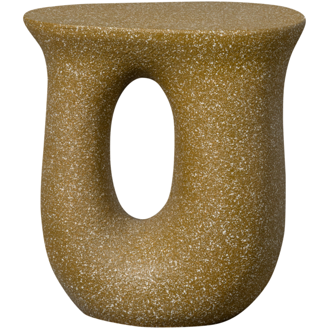 Woood Moson bijzettafel met spikkels groen