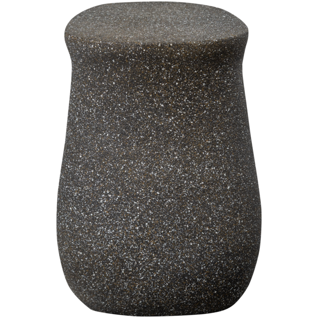 Woood Moson bijzettafel met spikkels zwart