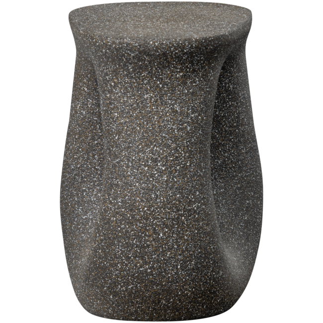 Woood Moson bijzettafel met spikkels zwart