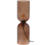 Woood Gigi tafellamp gehamerd glas 51xo15cm bruin