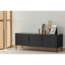 Woood Gigi tafellamp gehamerd glas 38xo15cm naturel