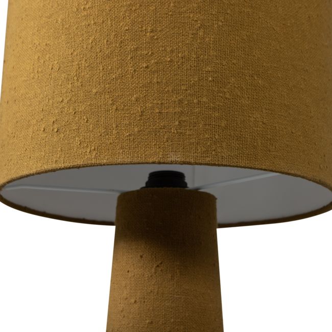 Woood Loft vloerlamp xl metaal/boucle tapenade 187xo35cm