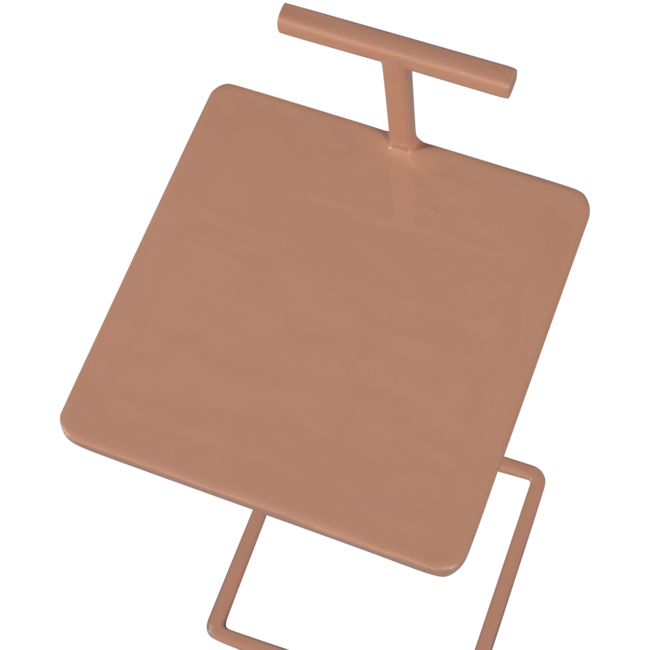 Woood Toste bijzettafel metaal oud roze