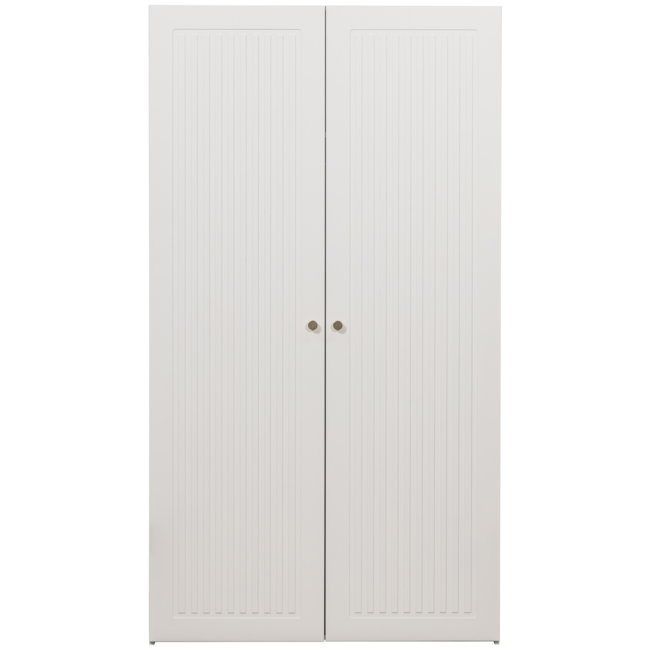 Woood Sipke garderobekast grenen wit [fsc]