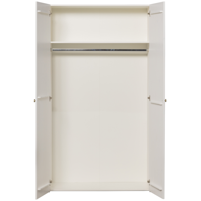 Woood Sipke garderobekast grenen wit [fsc]