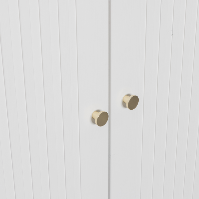 Woood Sipke garderobekast grenen wit [fsc]