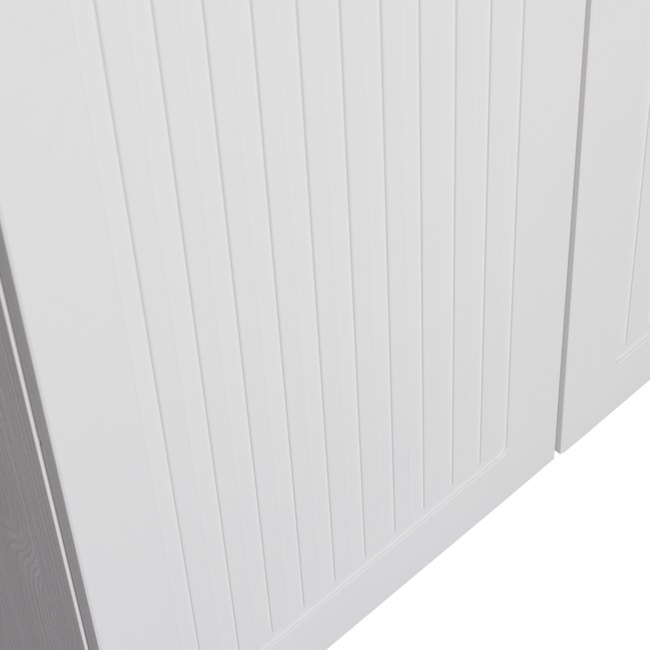 Woood Sipke garderobekast grenen wit [fsc]