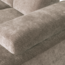 Woood Mojo chaise longue bank rechts ribstof donkerzand