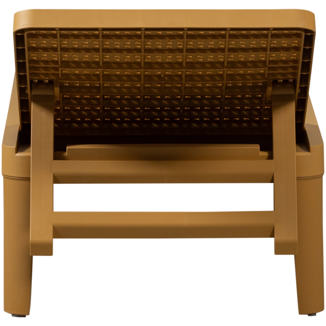 Woood Jinte ligbed tuin kunststof geel