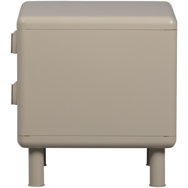 Woood Rune ladekast/nachtkastje 2 lades metaal zand