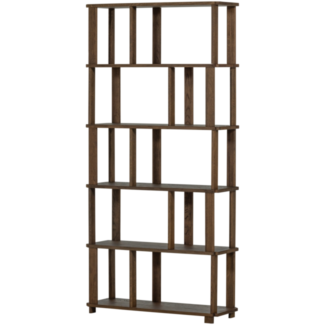 Woood Riss boekenkast eikenhout naturel 186x90cm