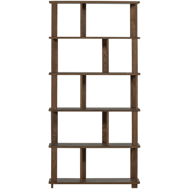 Woood Riss boekenkast eikenhout naturel 186x90cm