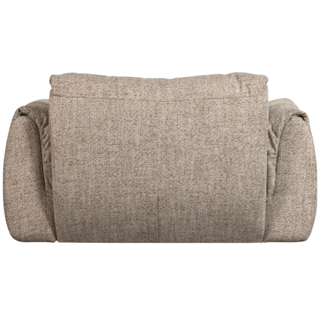 Woood Baggy loveseat geweven stof bruin melange