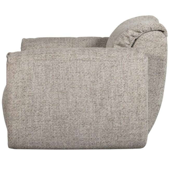 Woood Baggy loveseat geweven stof naturel melange