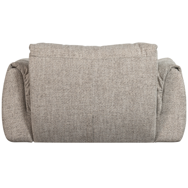 Woood Baggy loveseat geweven stof naturel melange