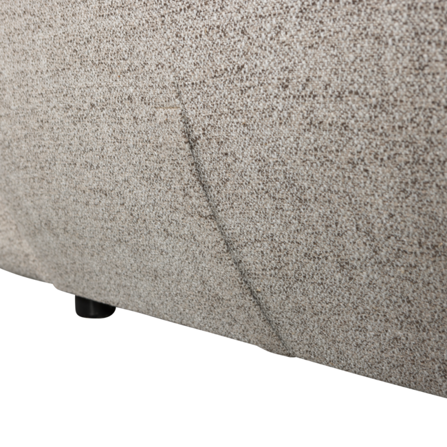 Woood Baggy loveseat geweven stof naturel melange