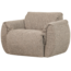 Woood Baggy draaifauteuil geweven stof bruin melange