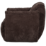 Woood Baggy draaifauteuil 3d chenille donkerbruin