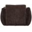 Woood Baggy draaifauteuil 3d chenille donkerbruin