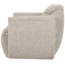 Woood Baggy draaifauteuil geweven stof naturel melange