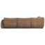 Woood Baggy hoekbank links geweven chenille bruin