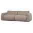 Woood Baggy 2-zits bank geweven stof bruin melange