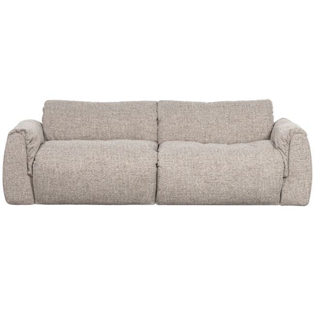 Woood Baggy 2-zits bank geweven stof naturel melange