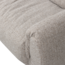 Woood Baggy 2-zits bank geweven stof naturel melange