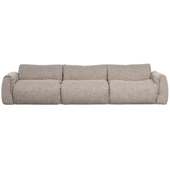 Woood Baggy 3-zits bank geweven stof naturel melange