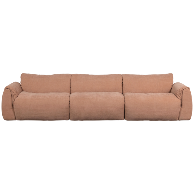 Woood Baggy 3-zits bank geweven chenille oud roze