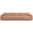 Woood Baggy 3-zits bank geweven chenille oud roze