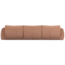 Woood Baggy 3-zits bank geweven chenille oud roze