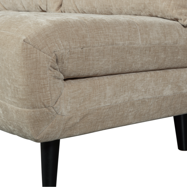 Woood Xem 1-persoons slaapbank velvet naturel