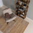 Woood Arve draaifauteuil bedrukte stof naturel melange