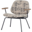 Woood Aure fauteuil chenille beige/zwart