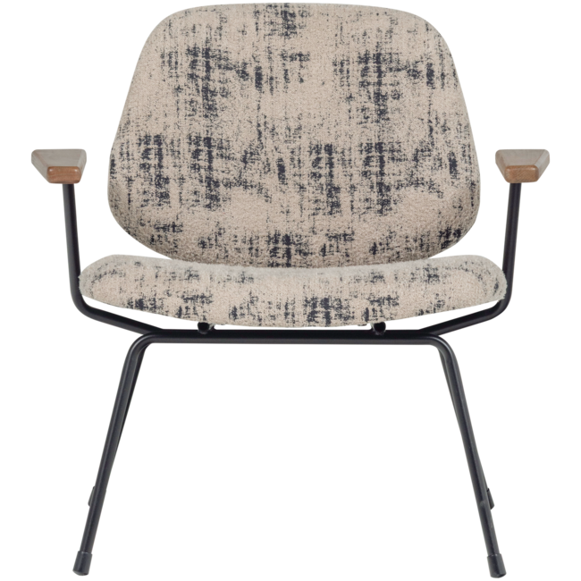 Woood Aure fauteuil chenille beige/zwart