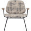 Woood Aure fauteuil chenille beige/zwart